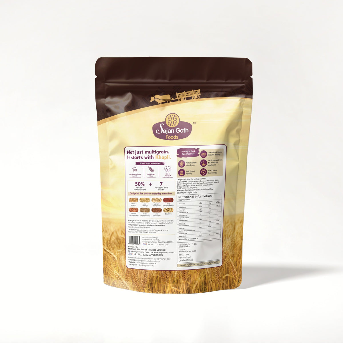 Khapli Multigrain Atta